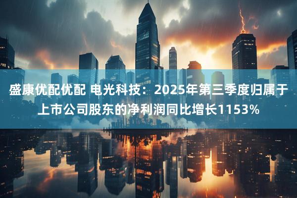 盛康优配优配 电光科技：2025年第三季度归属于上市公司股东的净利润同比增长1153%